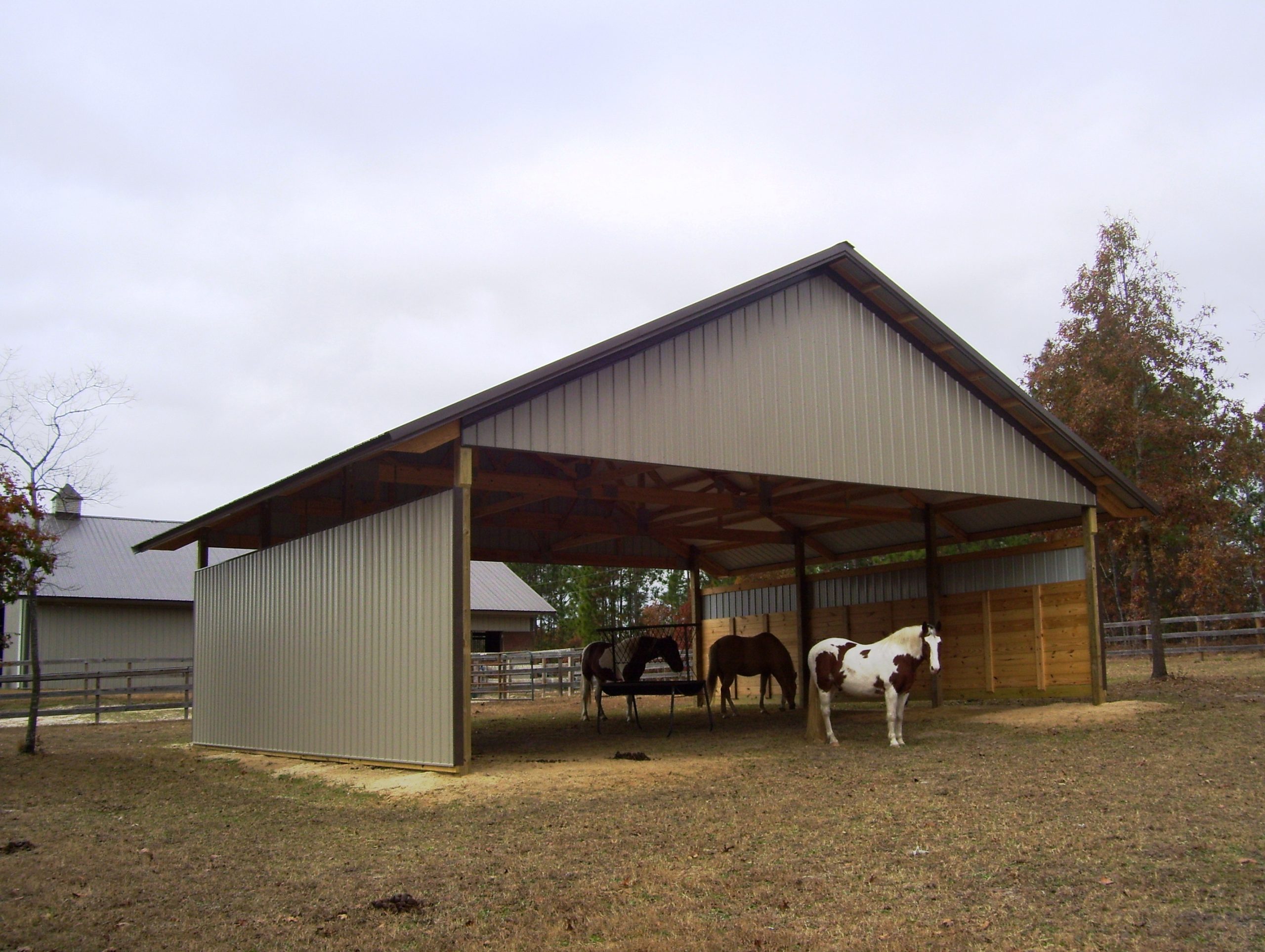 Equestrian barn in Spartanburg County, SC